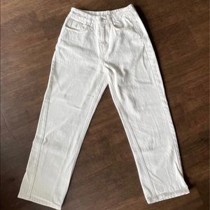 Highwaist white denim women’s/ Size 24